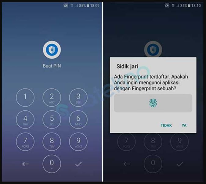 Cara Mengunci WA Dengan Sidik Jari