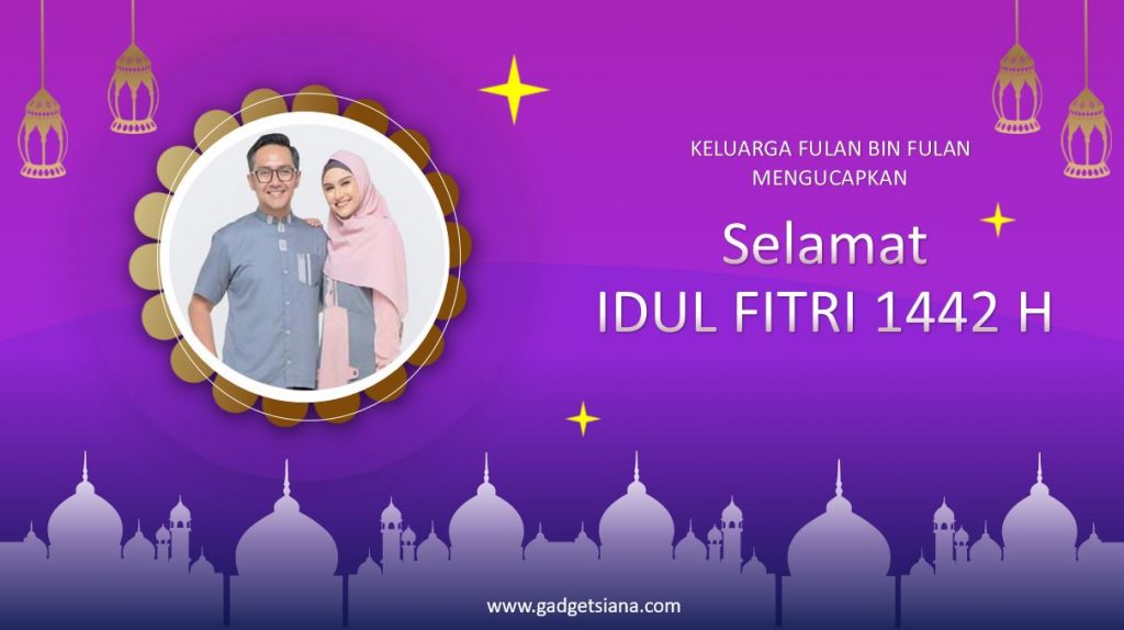 Template Ucapan Selamat idul Fitri 1442 H